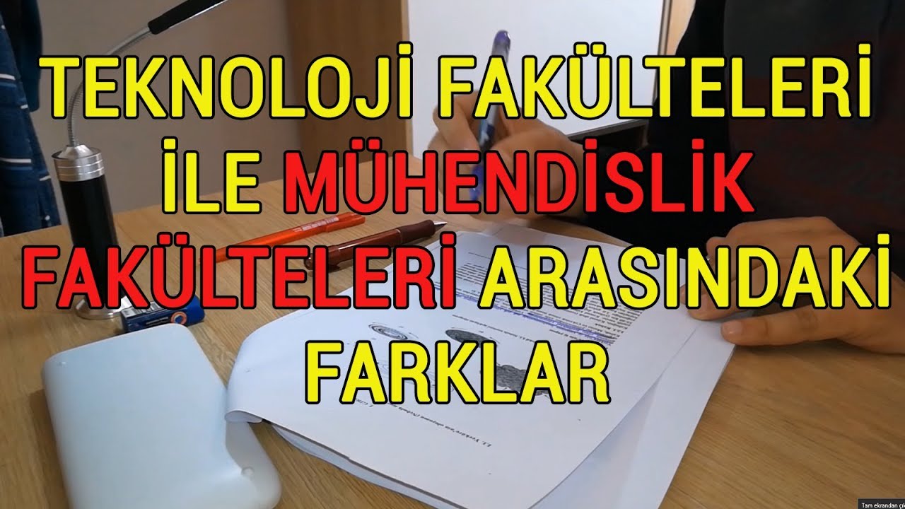 Teknoloji Fakülteleri İle Mühendislik Fakülteleri Arasındaki Farklar | Teknoloji Fakültesi Nedir?