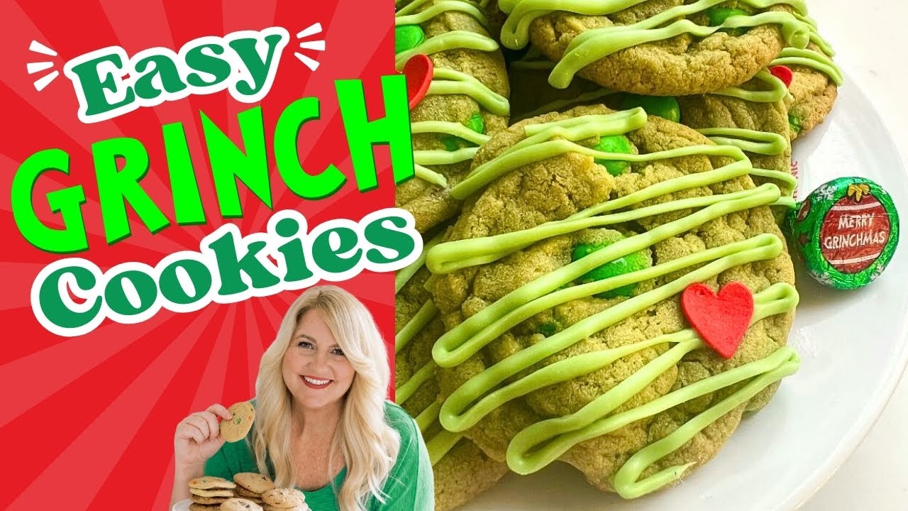 The Perfect Grinch Cookies - Easy Christmas Cookie Recipe!