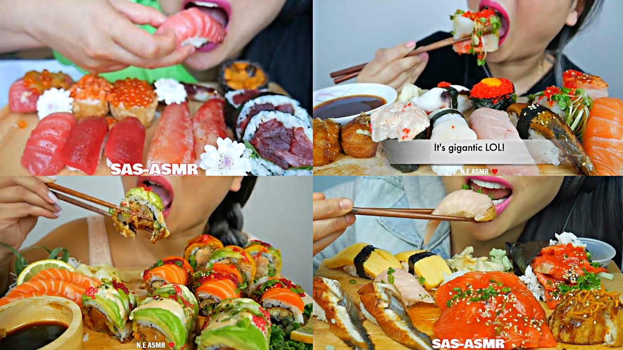 SAS ASMR & N.E ASMR COMSUMING *SUSHI*