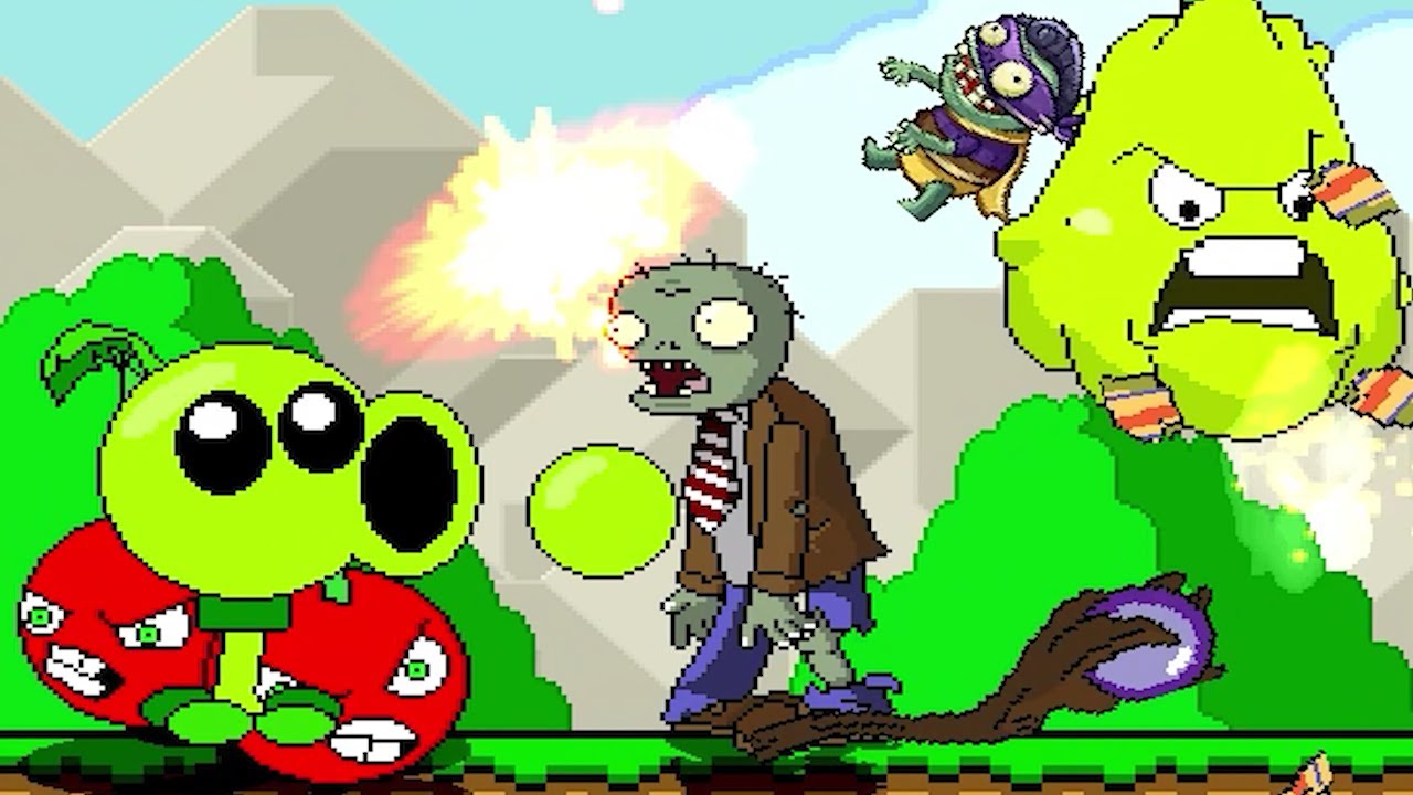 PVZ BRAWL IN MUGEN | PEASHOOTER VERSUS BROWNCOAT ZOMBIE | BEST OF 3 | FUNNY GAMING