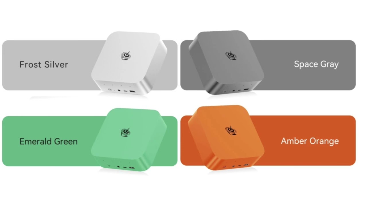 Beelink SER10 Mini PC: 10GbE, AMD Ryzen AI HX 470, Orange and Green Colors