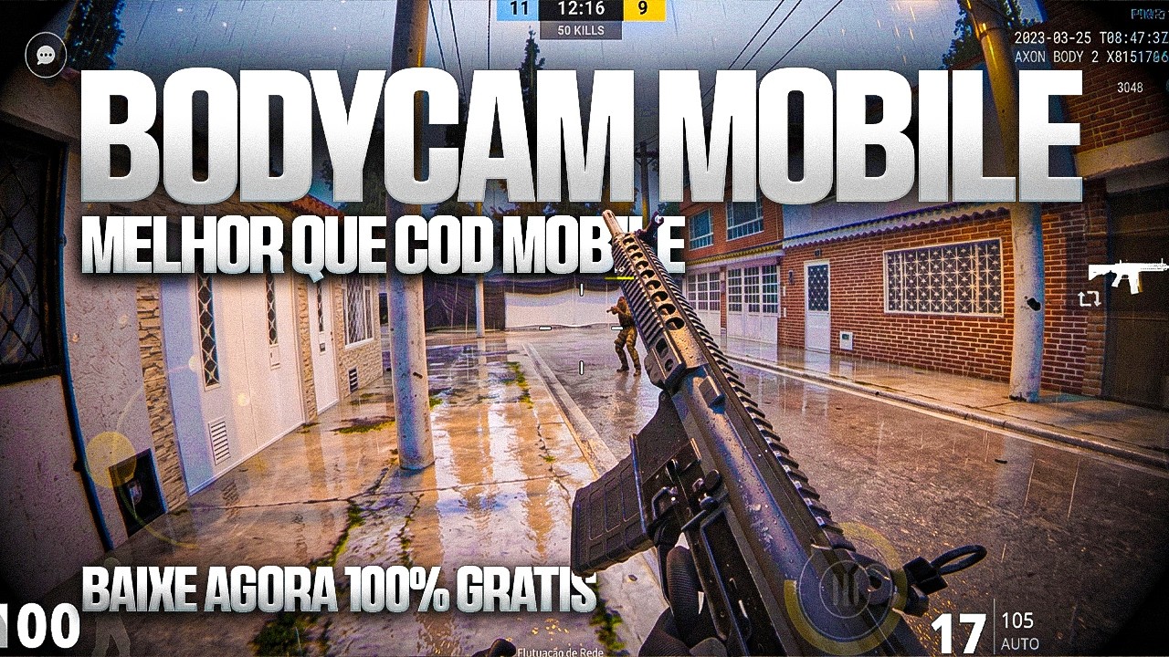 O NOVO BODYCAM MOBILE! &Eacute; MELHOR QUE CALL OF DUTY?🔥🔥 144p RECORD