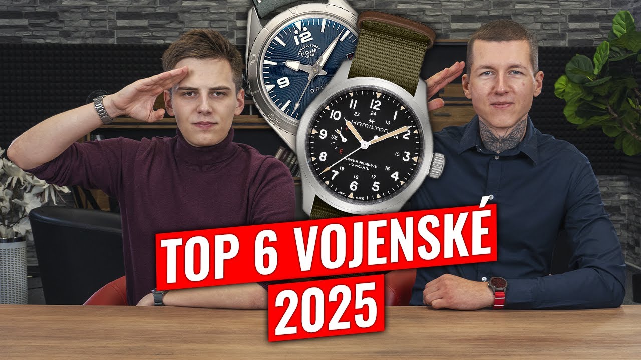 TOP 6: Vojensk&eacute; hodinky 2025
