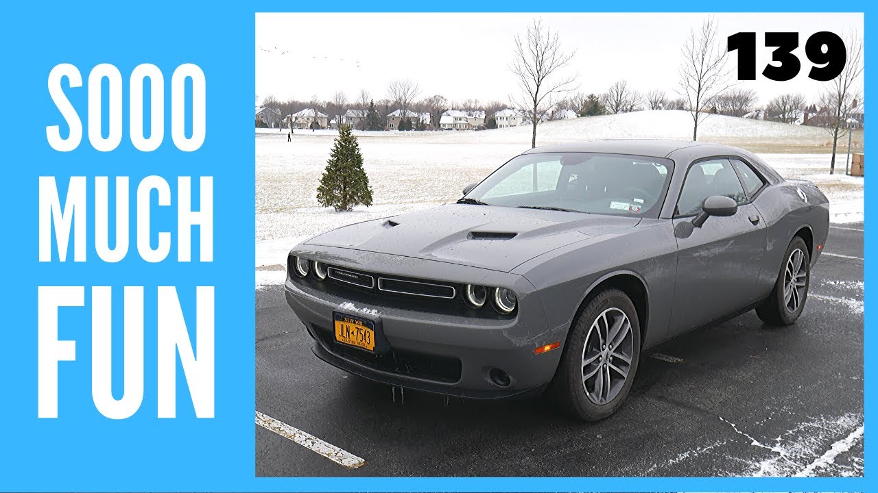 2019 Dodge Challenger SXT AWD // review and test drive // 100 rental cars