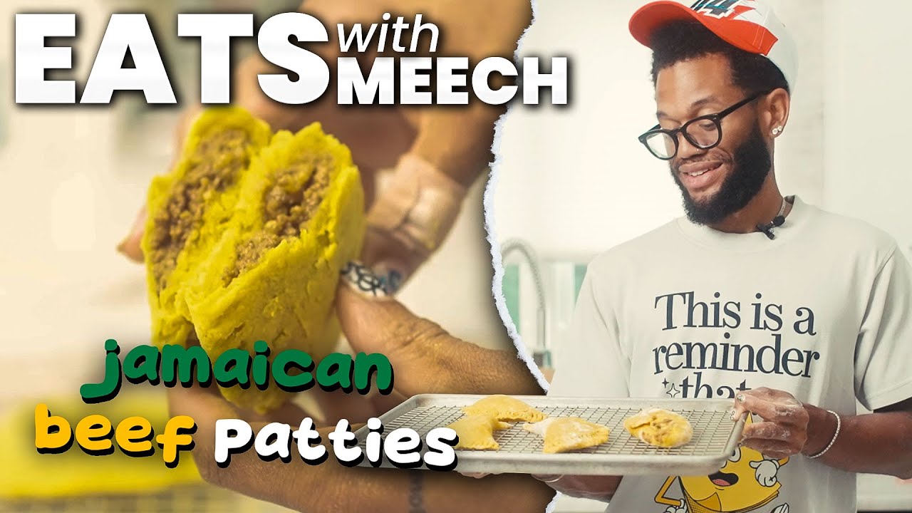 JAMAICAN BEEF PATTIES | EATS WITH MEECH