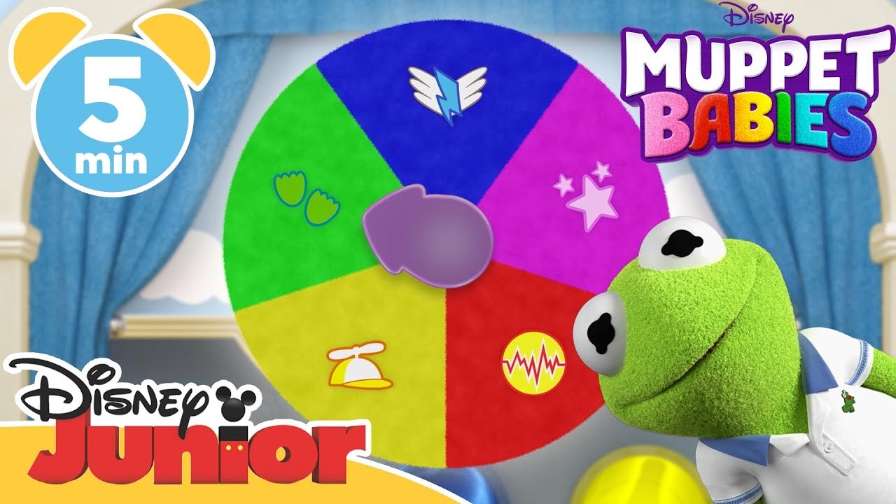 Muppet Babies | Learn The Colours! 🌈 | Disney Kids