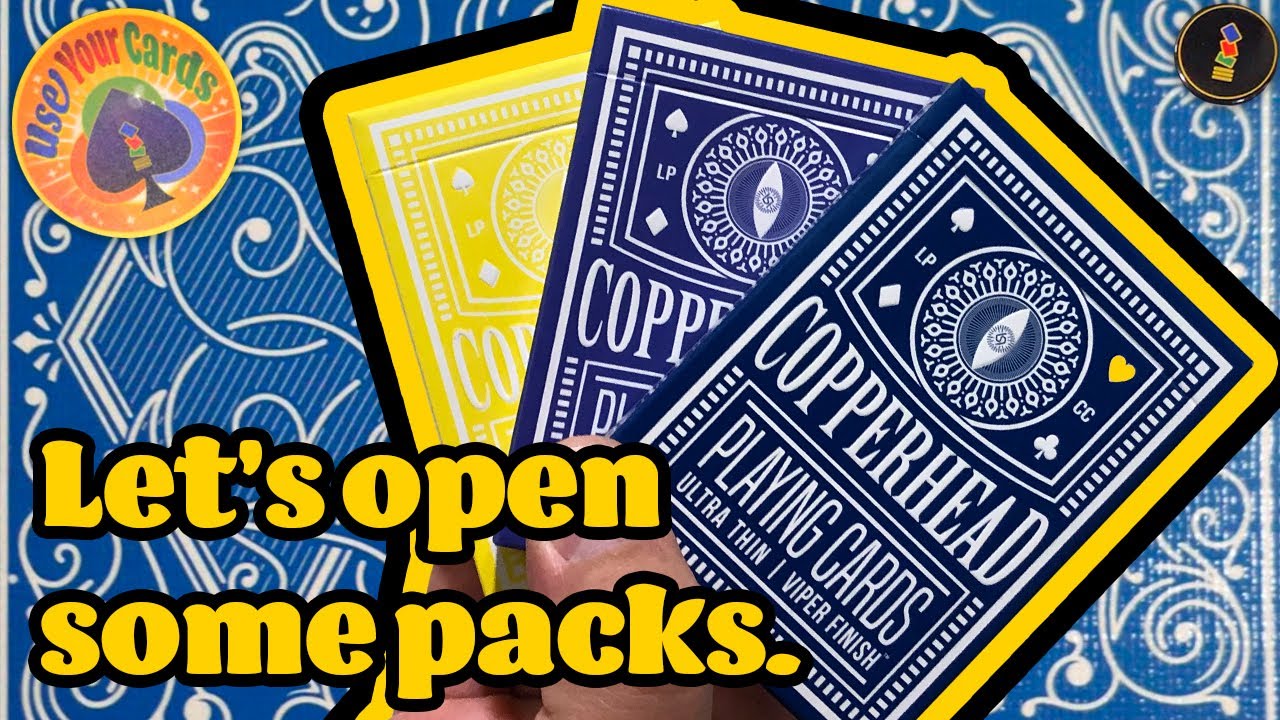 Copperhead Playing Cards! How do these Legends Playing Cards handle? Any good? Let's find out!