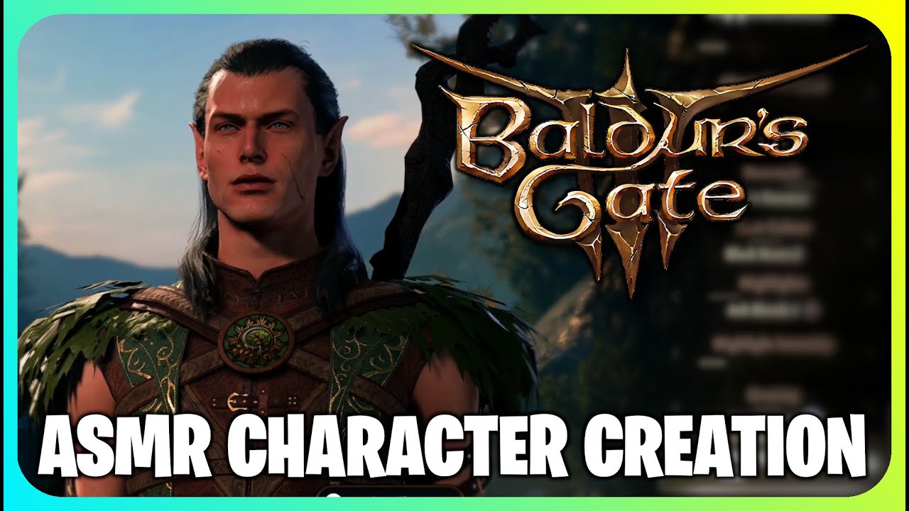 (ASMR) Мой первый персонаж в Baldur's Gate 3