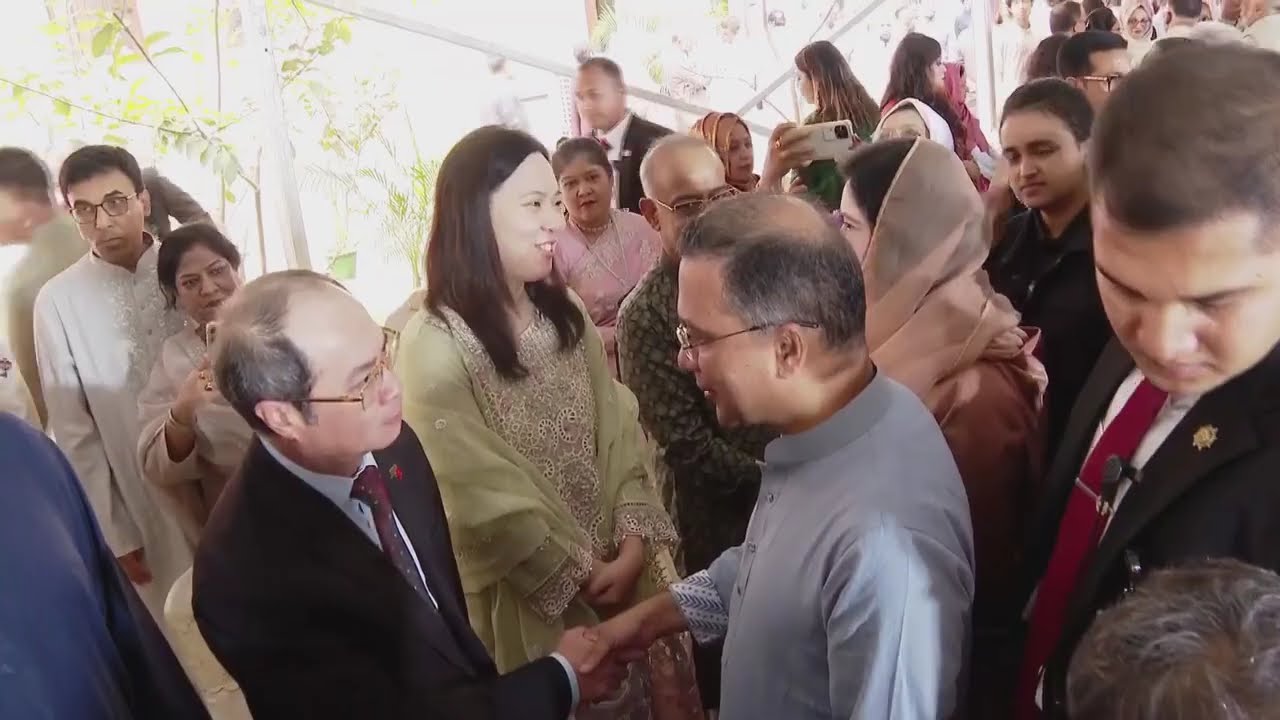 PM Tarique Rahman Exchanges Eid Greetings with Diplomats at Jamuna, Dhaka March 21, 2026