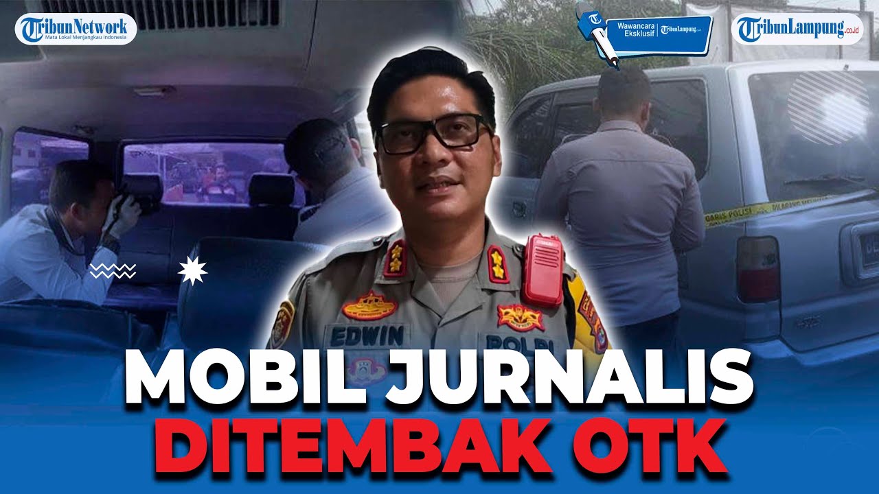 Kapolres Lampung Selatan | Mobil Jurnalis Ditembak Orang Tak Dikenal - Podcast Tribun Lampung