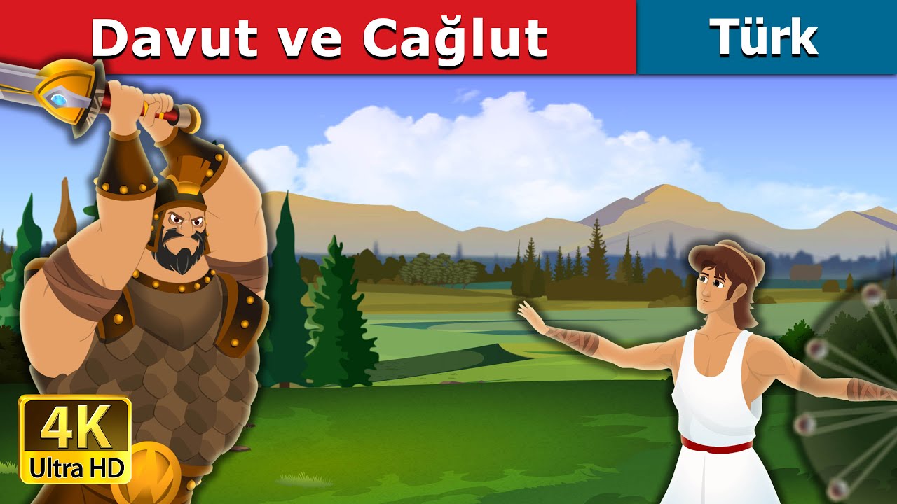 Davut ve Cağlut | David and Goliath in Turkish| Türkçe Peri Masalları | @TurkiyaFairyTales