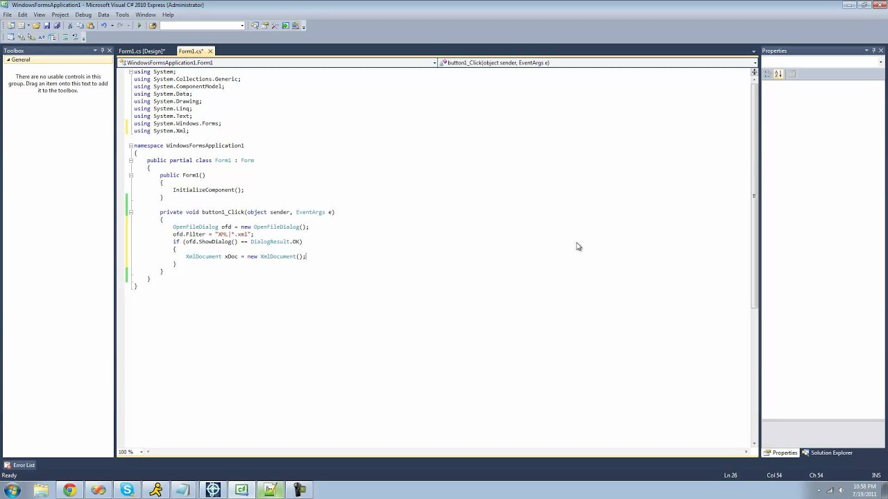 C# Beginners Tutorial - 109 - Reading XML pt 1
