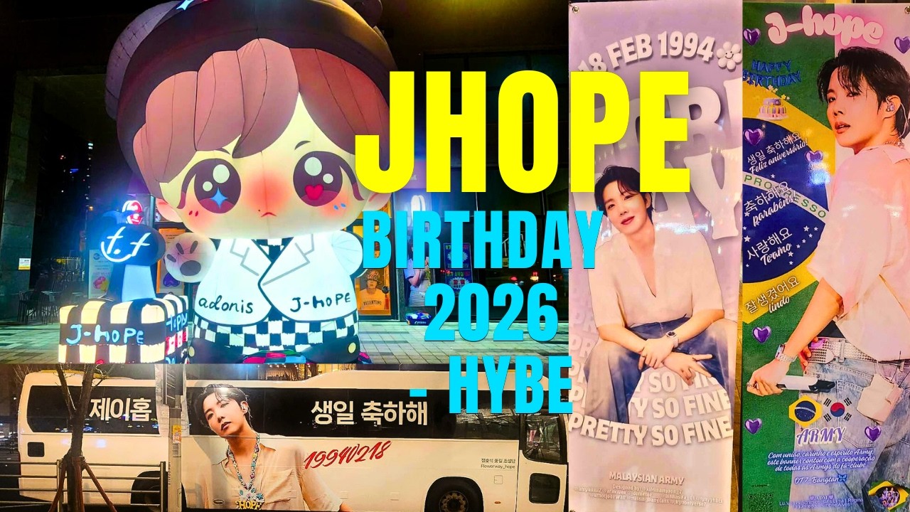 💜HAPPY JHOPE DAY 2026! around Hybe Building #jhope #bts #korea