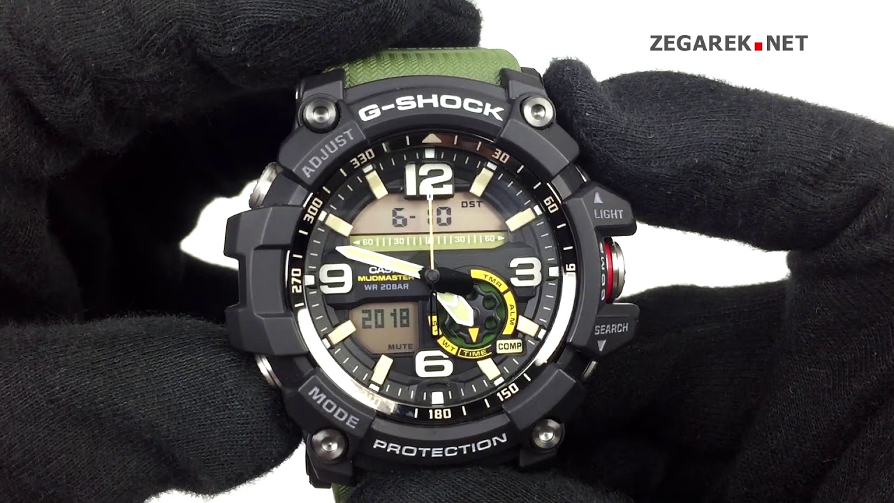 Ustawienie godziny i daty w Casio G-SHOCK GG-1000  | ZEGAREK.NET