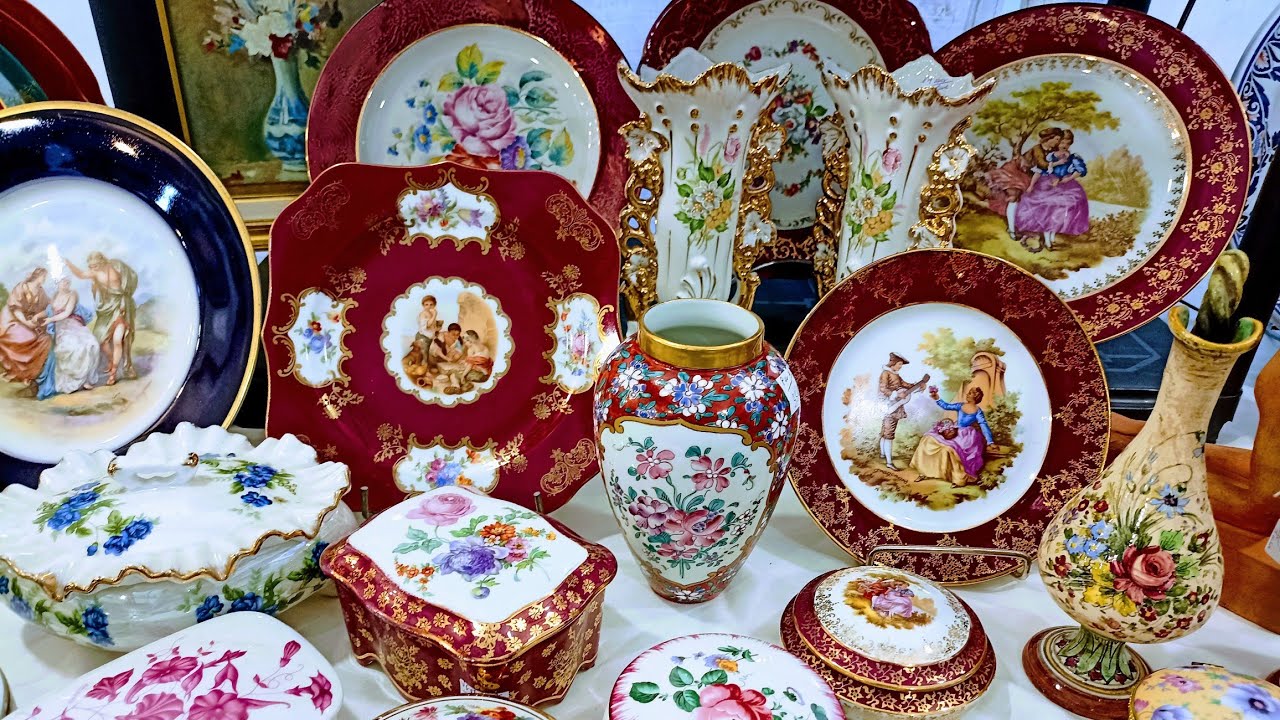 Paris France🇫🇷 ANTIQUE old Things🪞 BROCANTE à PARIS🏺 FLEA MARKET🪑 Marché aux Puces🛍️ 4KHDR Thrifting
