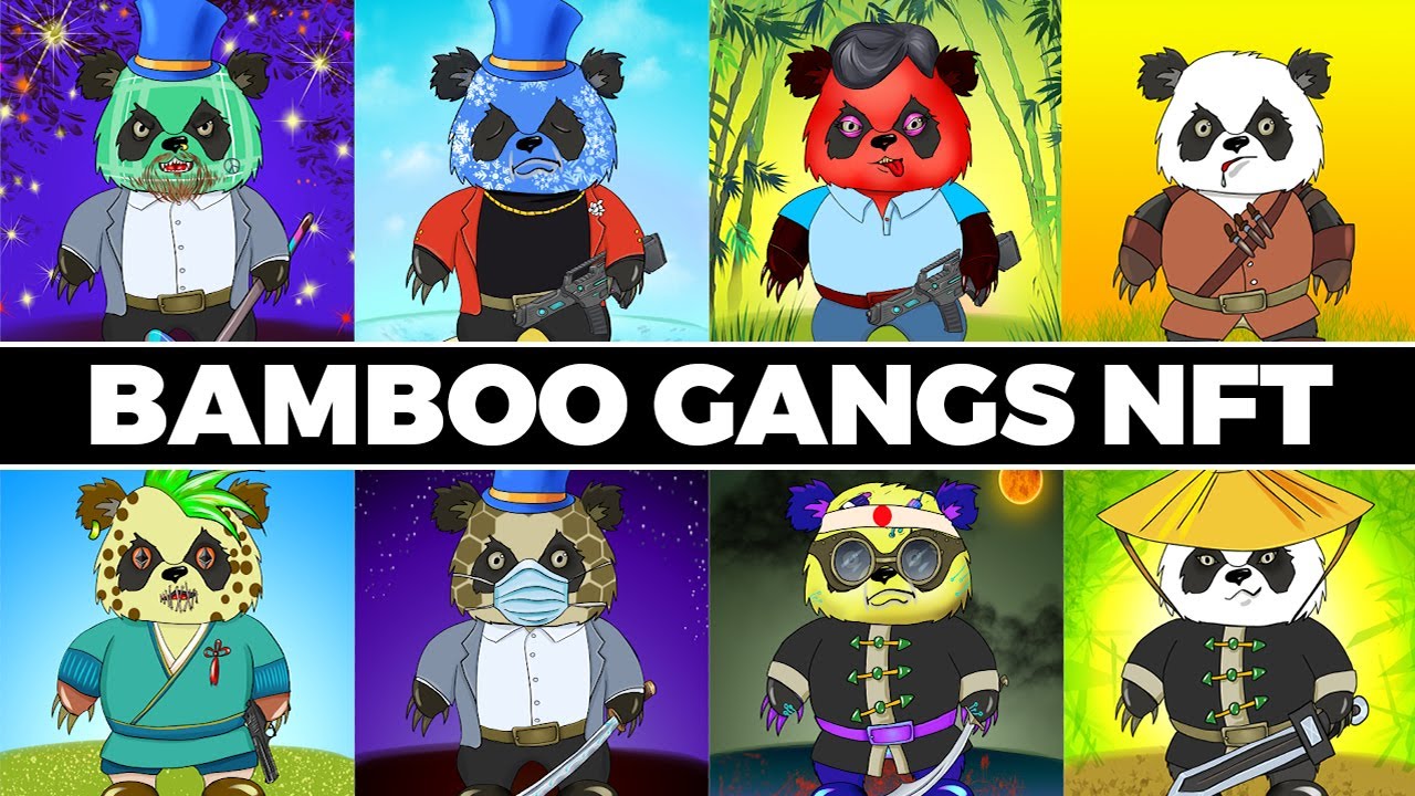 BAMBOO GANGS EPIC PANDA NFT COLLECTIBIES PLAY TO EARN NFT STAKING GAMEFI DEFI COMBO COMBAT PANDA 熊猫