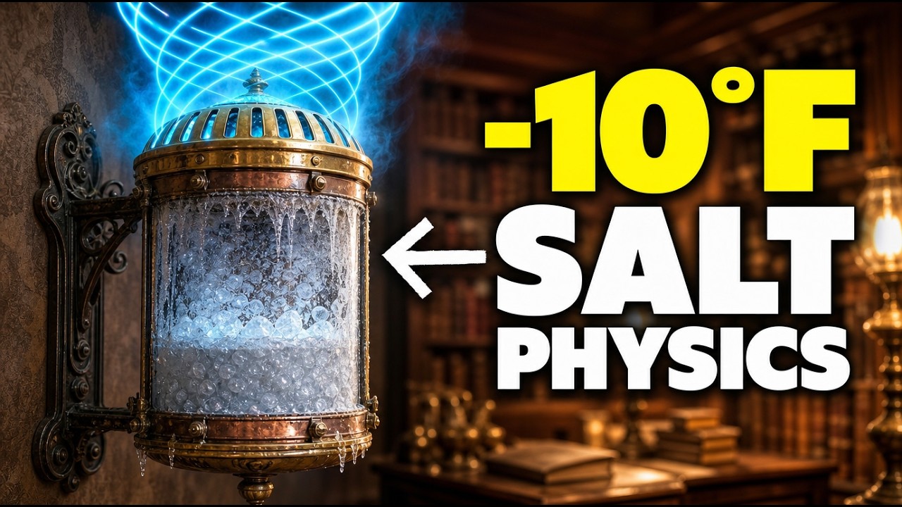 Why Did We Stop Using Salt To Cool Our Homes? The Lost Physics of 1890.