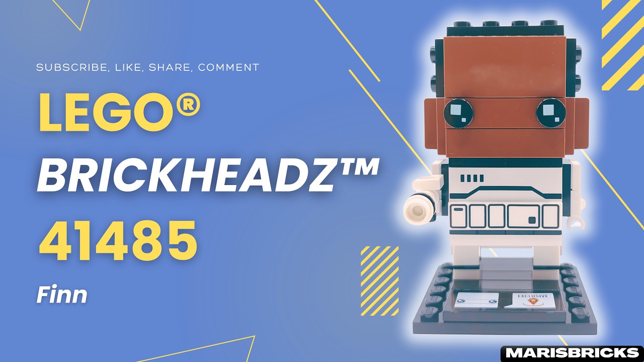 LEGO Star Wars Finn 41485 | Stop Motion Build | LEGO BrickHeadz