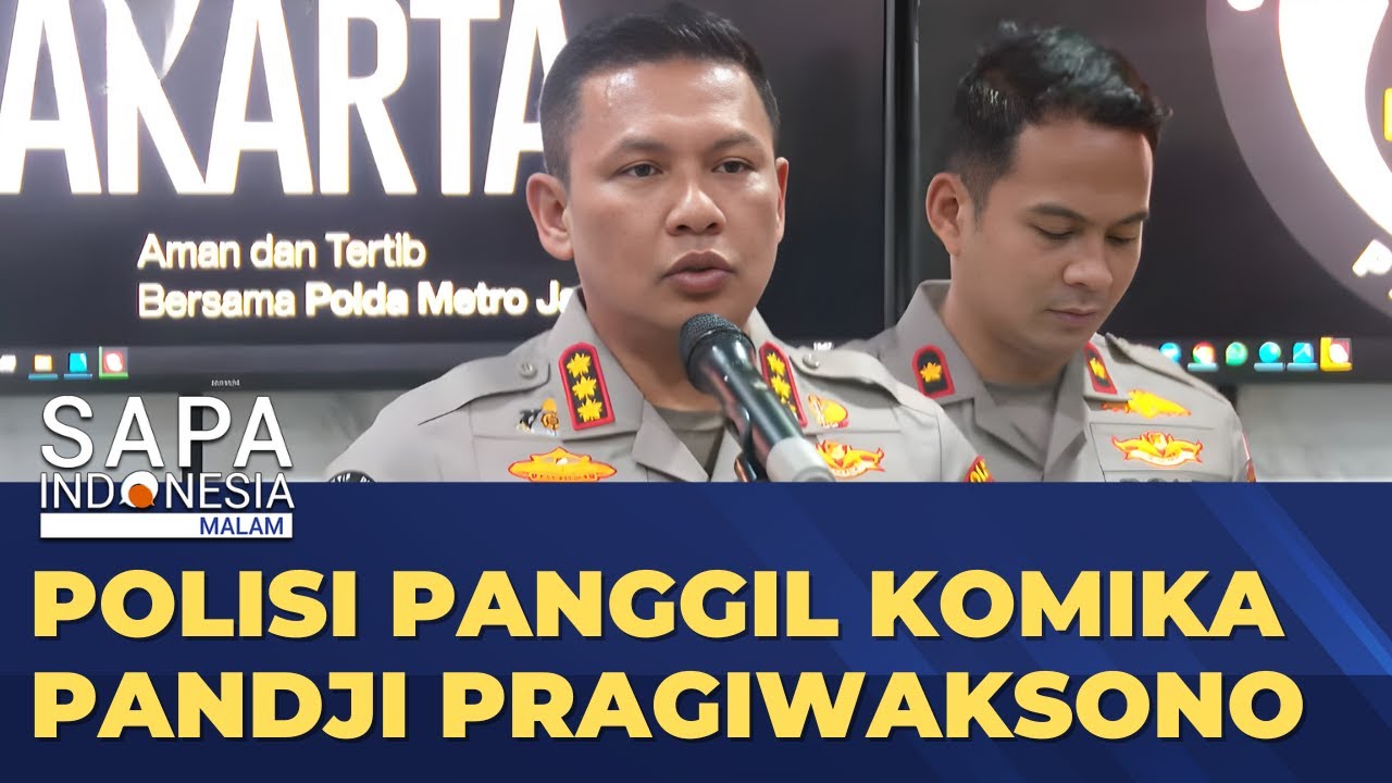 Polisi Panggil Komika Pandji Klarifikasi 