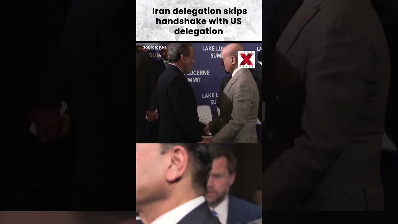 Iran delegation skips handshake with US delegation ahead of Lucerne Summit #viral
