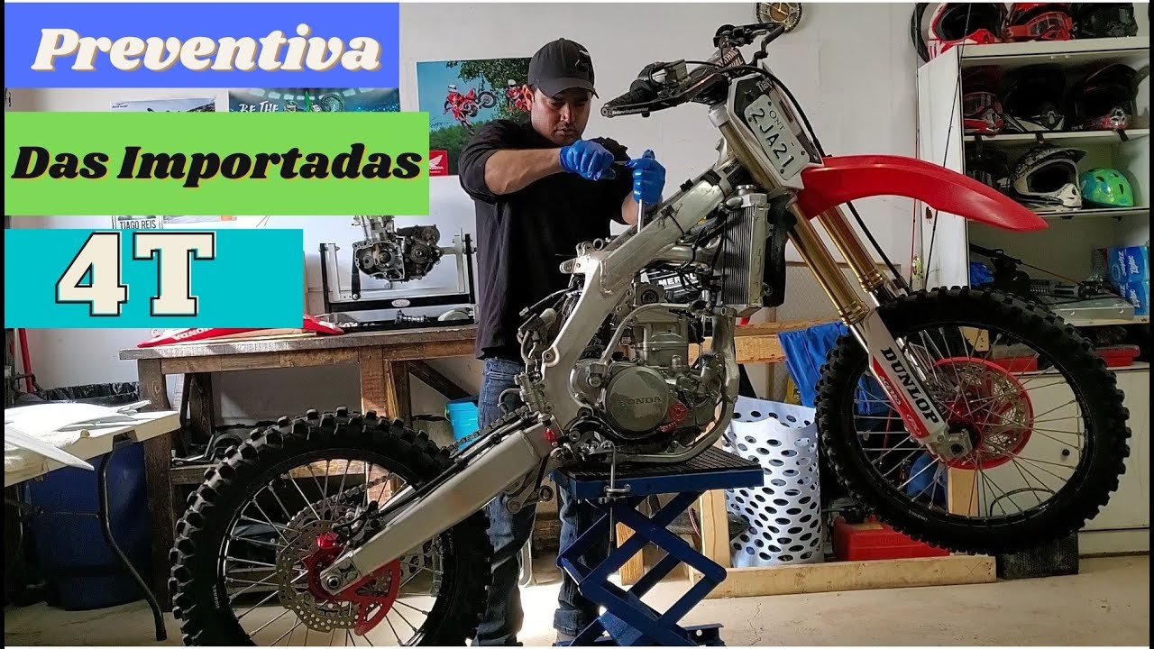 oque trocar na preventiva das importadas 4T crf250r