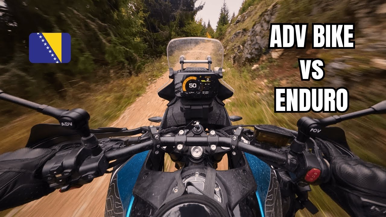 Can adventure bikes handle Bosnia’s enduro trails? CFMOTO 450MT [RAW POV 4K] 🇧🇦