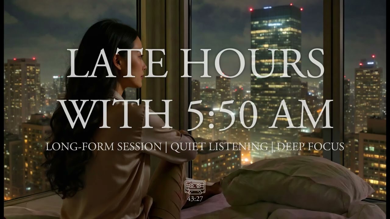 5:50 AM  playlist | 새벽 감성 드라이브·집중 플레이리스트