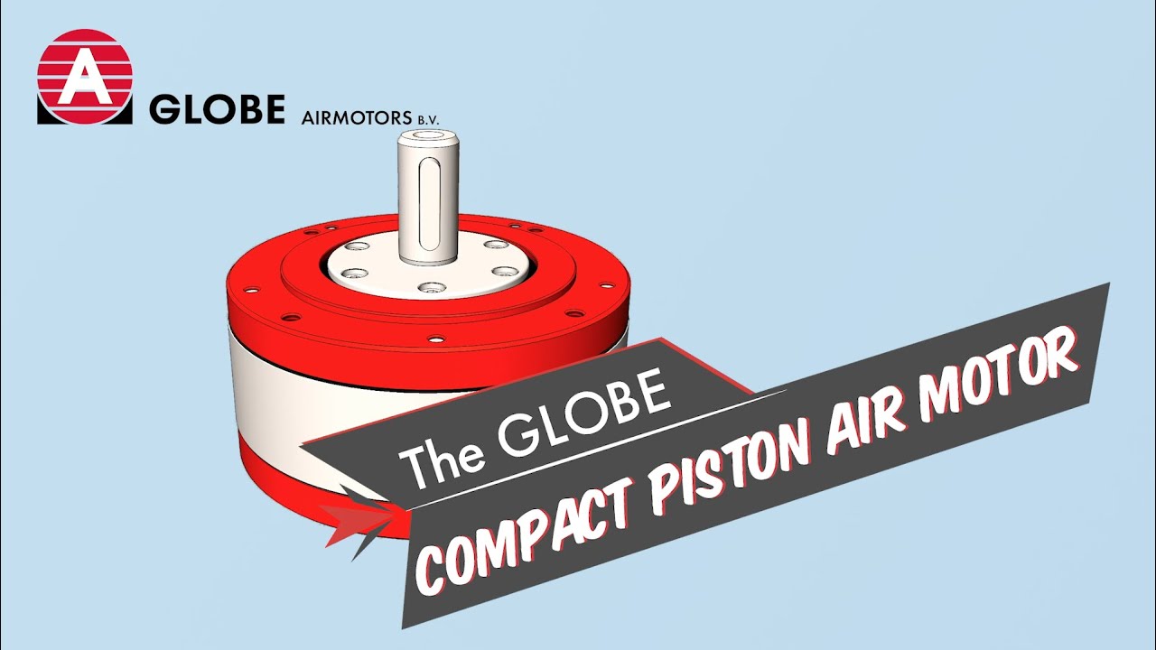 GLOBE Compact Piston Air Motor