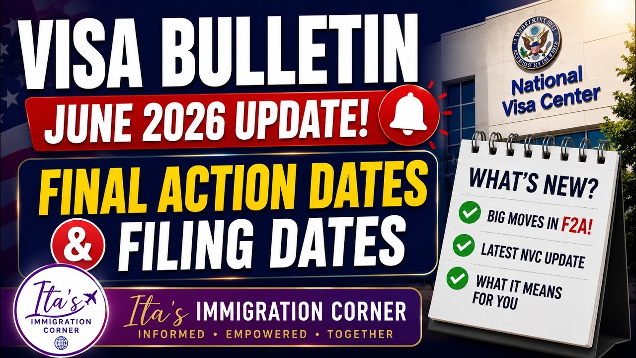 Good News: F2A Jumps Forward! Visa Bulletin June 2026 + Latest NVC Update