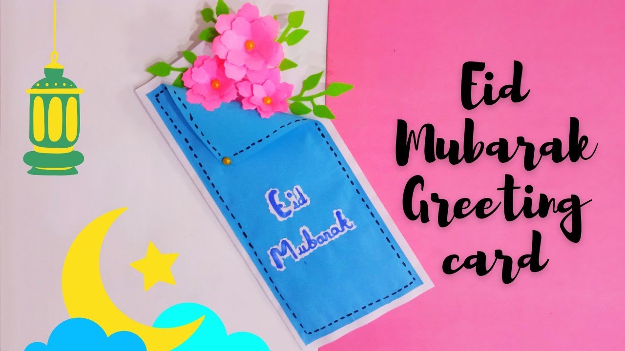 Eid Mubarak Greeting Card tutorial | Card making ideas for eid | Creative Mind |