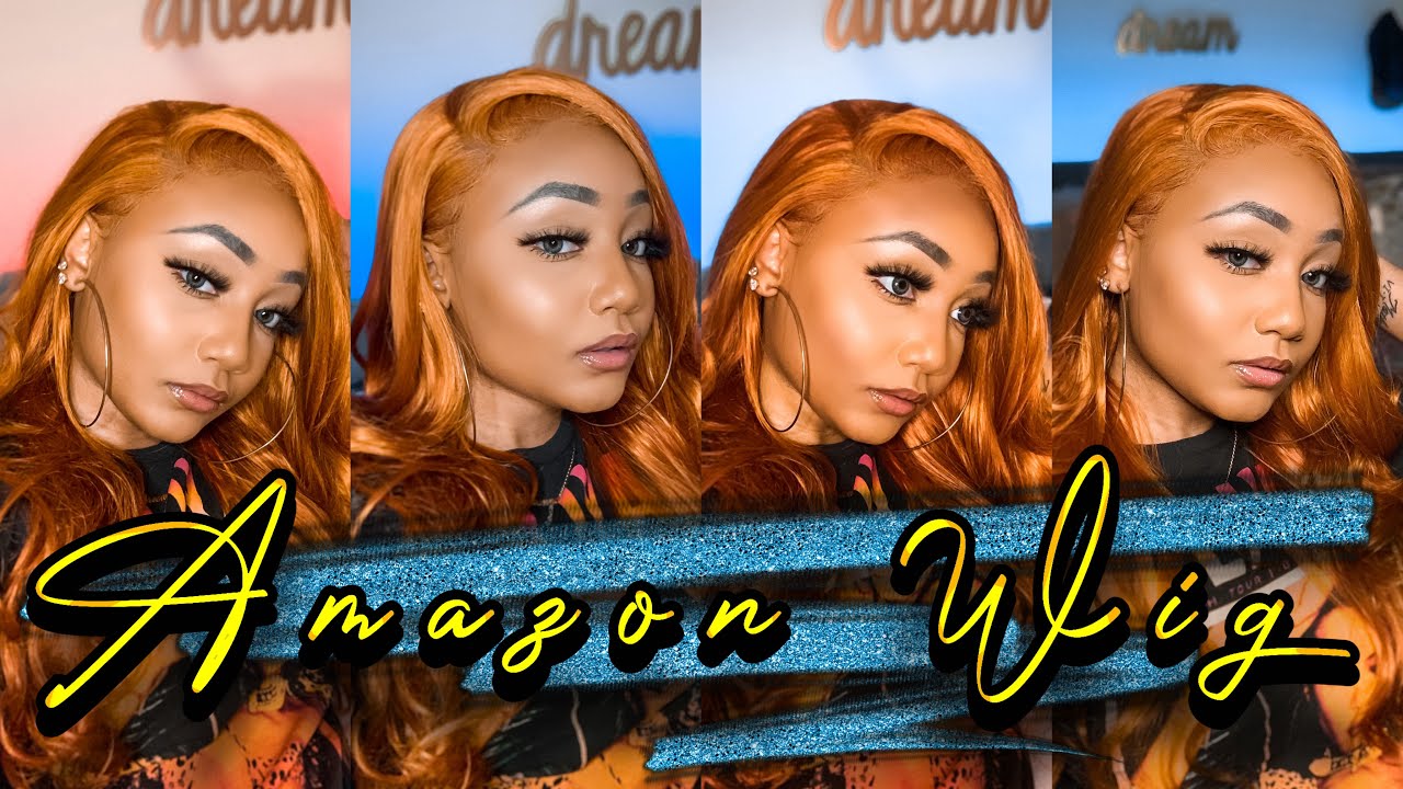 AMAZON WIG| COPPER RED SYNTHETIC WIG REVIEW+ INSTALL