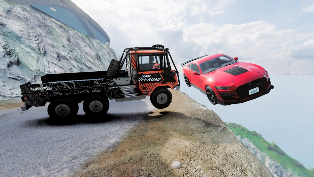 Realistic High-Speed Car Crashes in BeamNG.drive 2023 | Ultra Detailed Crash Compilation