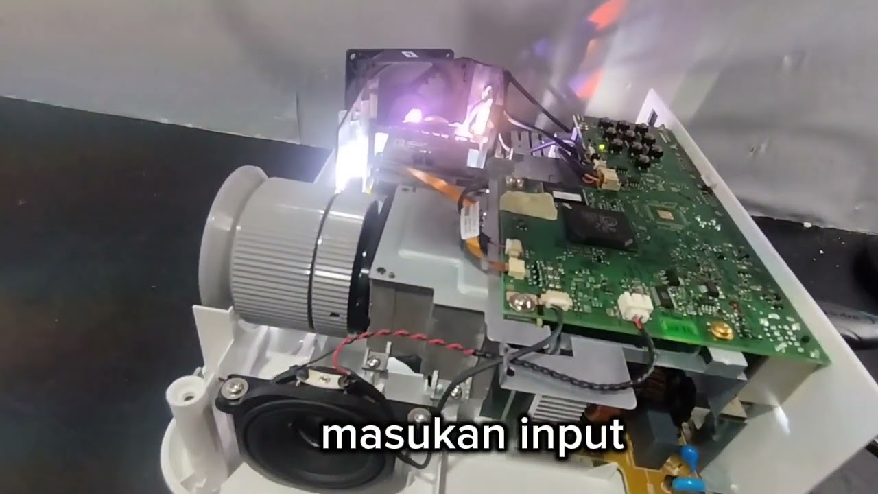 Viewsonic px701HD no light, komplikasi kerusakan,banyak gejala rusak