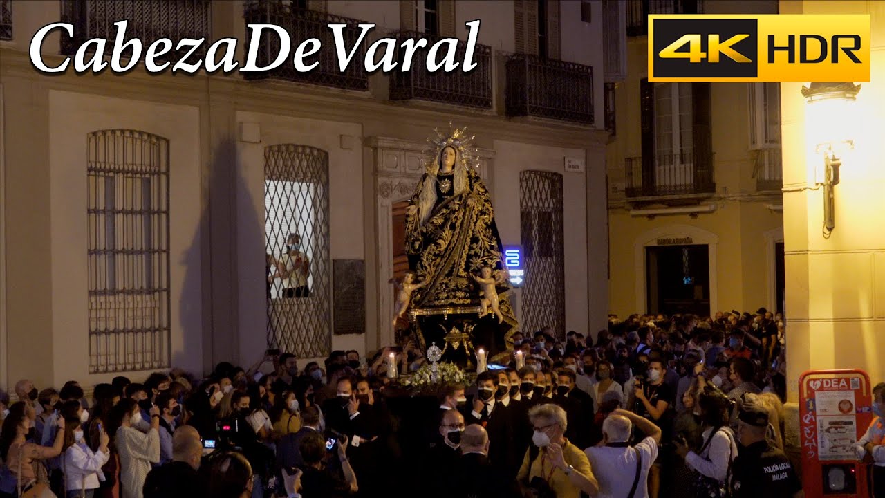 SERVITAS PLAZA DEL TEATRO Y ENTRADA CATEDRAL TRASLADO A LA CATEDRAL "EL VERBO ENCARNADO" MÁLAGA 2021