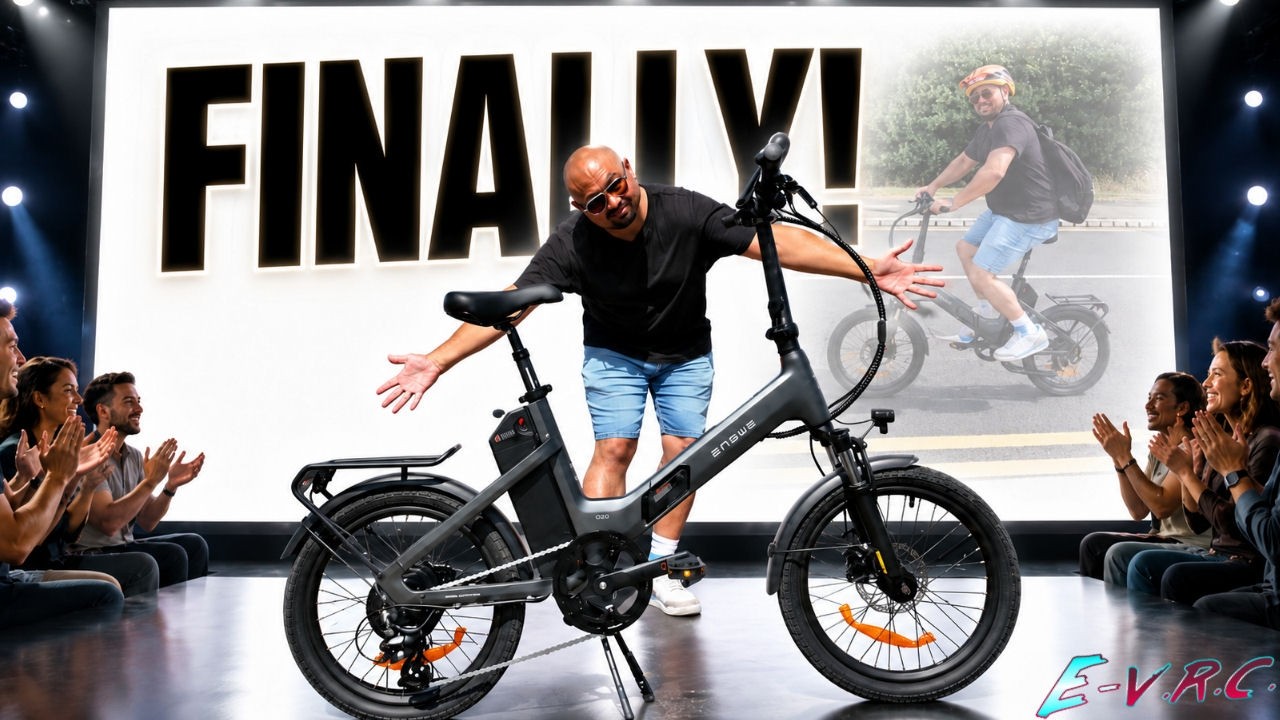 This Lightweight Folding E-Bike Has ACTUAL POWER! Engwe O20 Boost