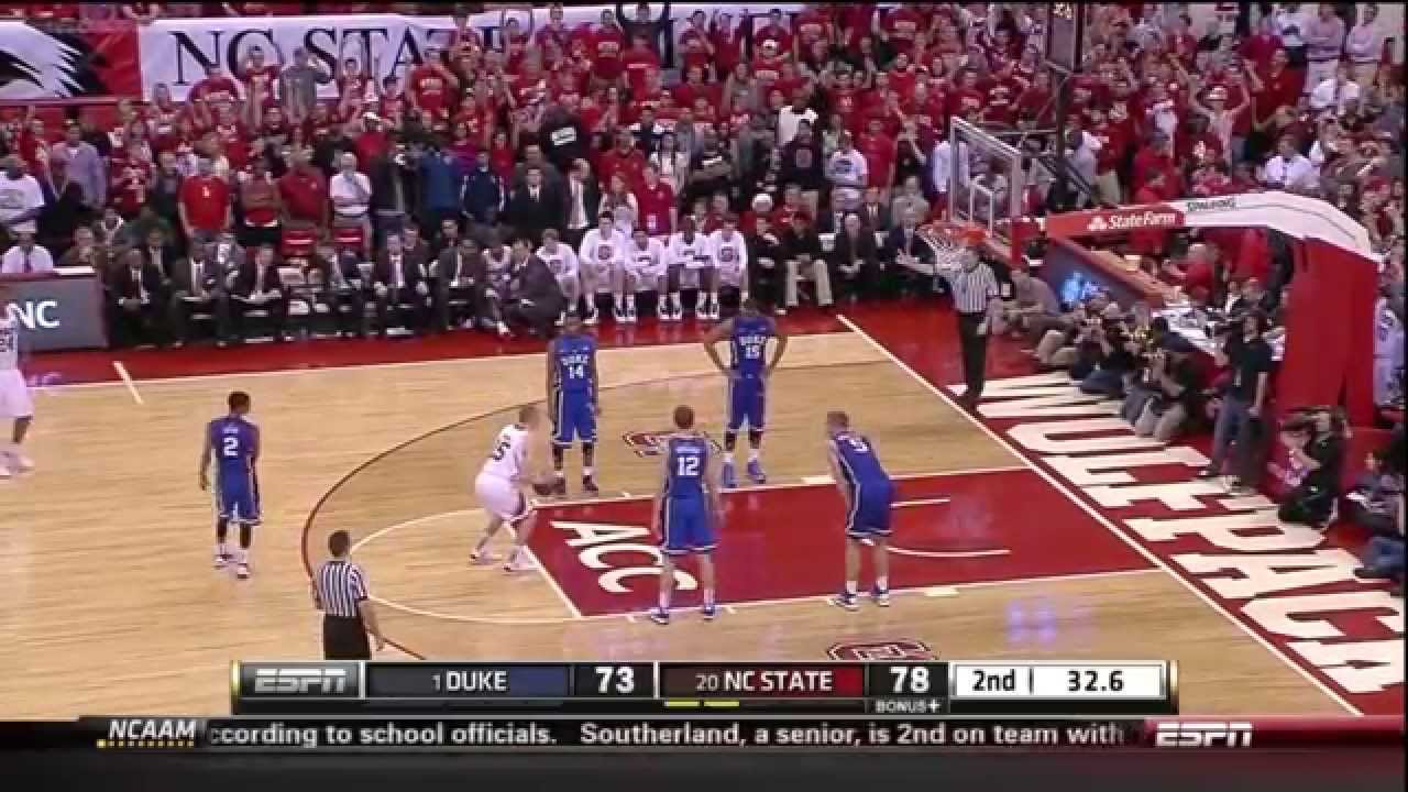2013.01.12 Duke Blue Devils at NC State Wolfpack Basketball
