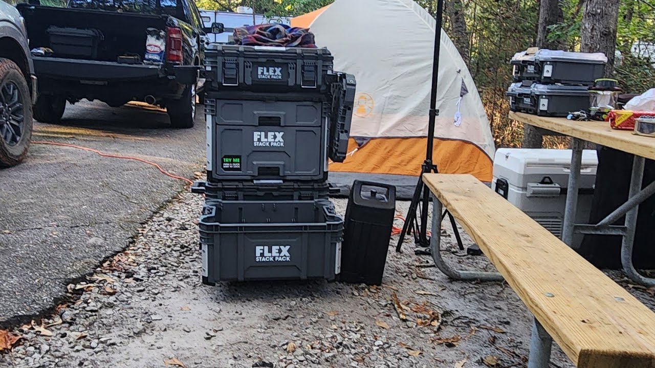 Flex Stack Pack for Camping? The modern custom camp kitchen or chuck box?