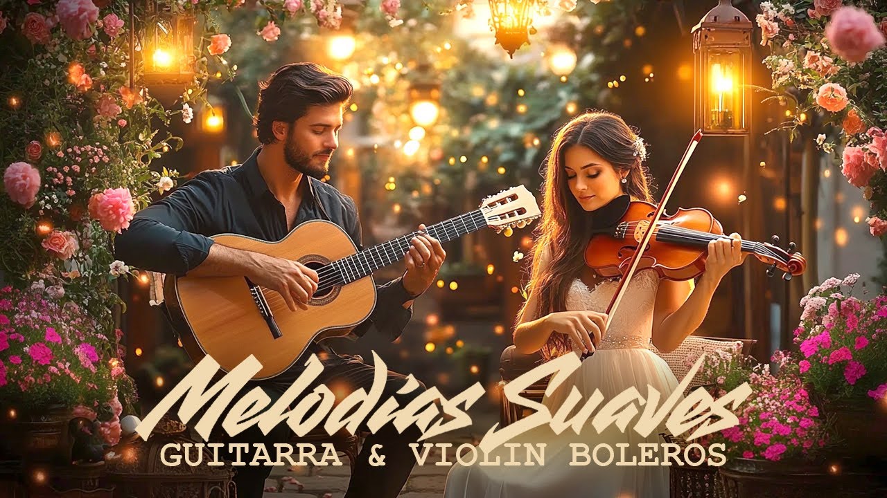💖 Guitarra & Violin Boleros – Melodías Suaves para Relajación