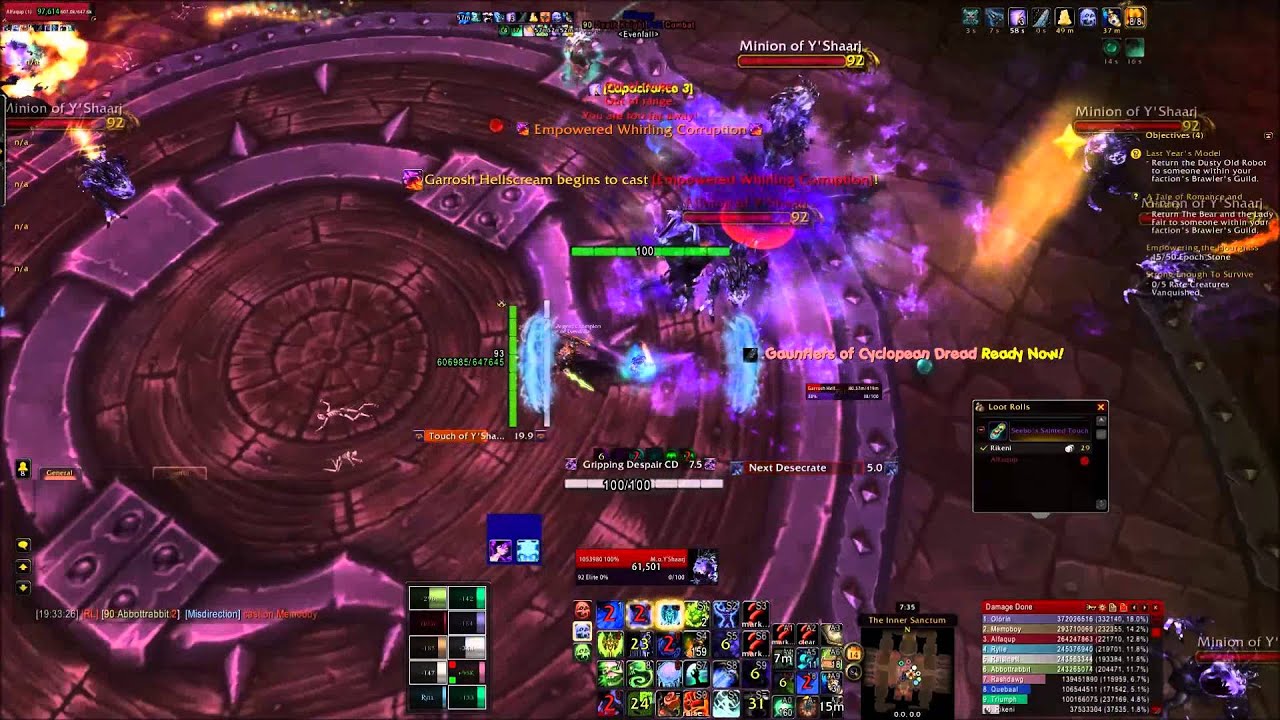 Garrosh vs Evenfall - US Sargeras