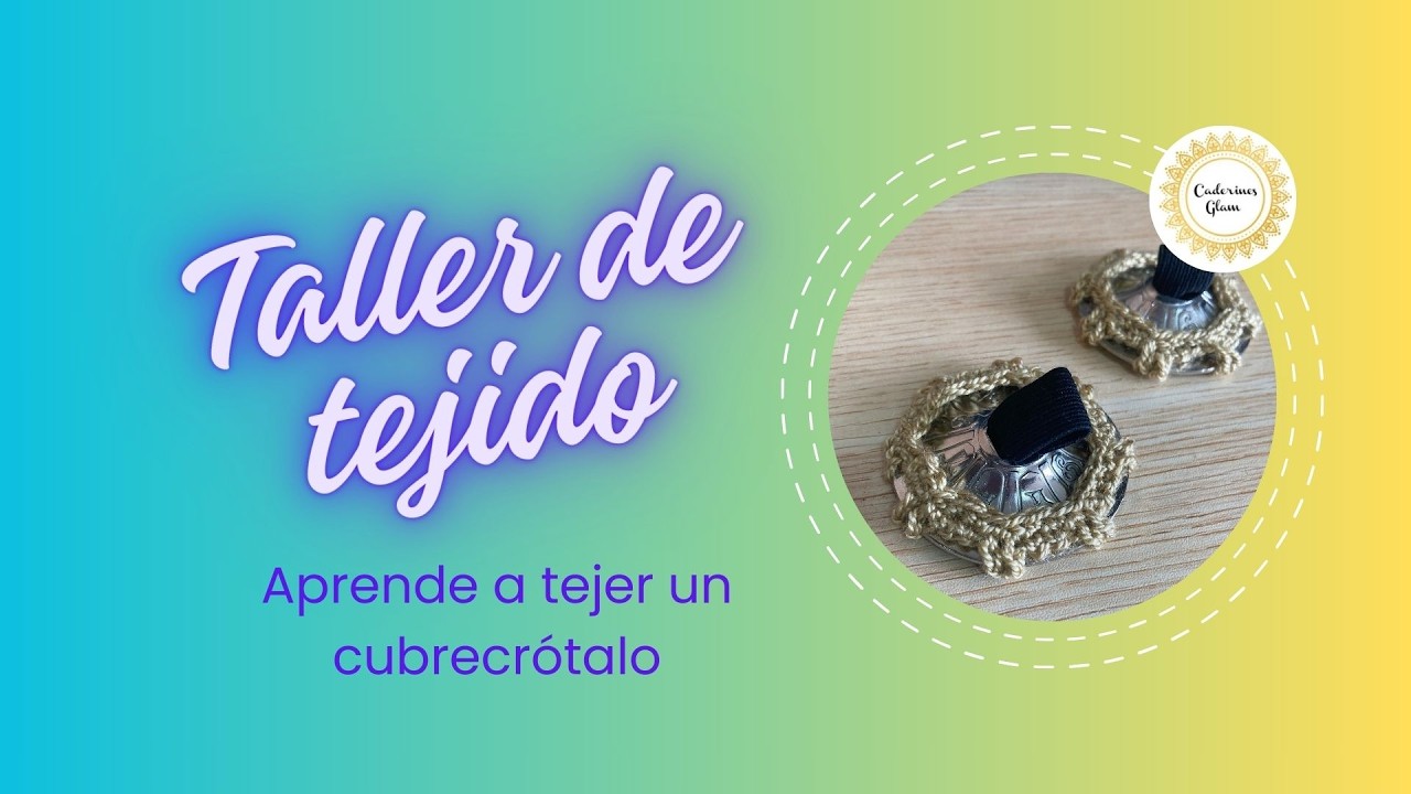 TUTORIAL EXPRESS: Aprende a tejer un cubrecrotalo en crochet