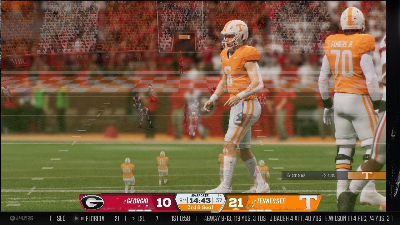 TENNESSEE vs GEORGIA!! College Football 26!