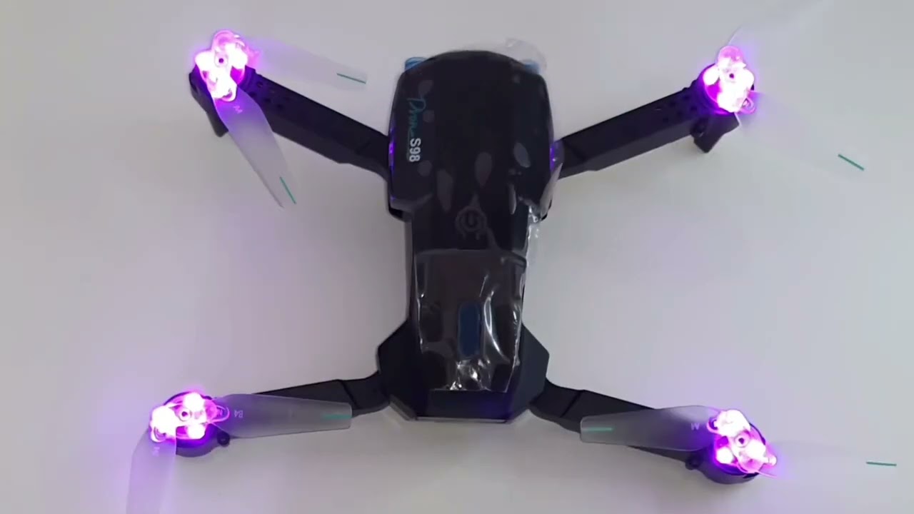 DRONE S98  configurações completa  do controle na pratica mais teste de câmera.