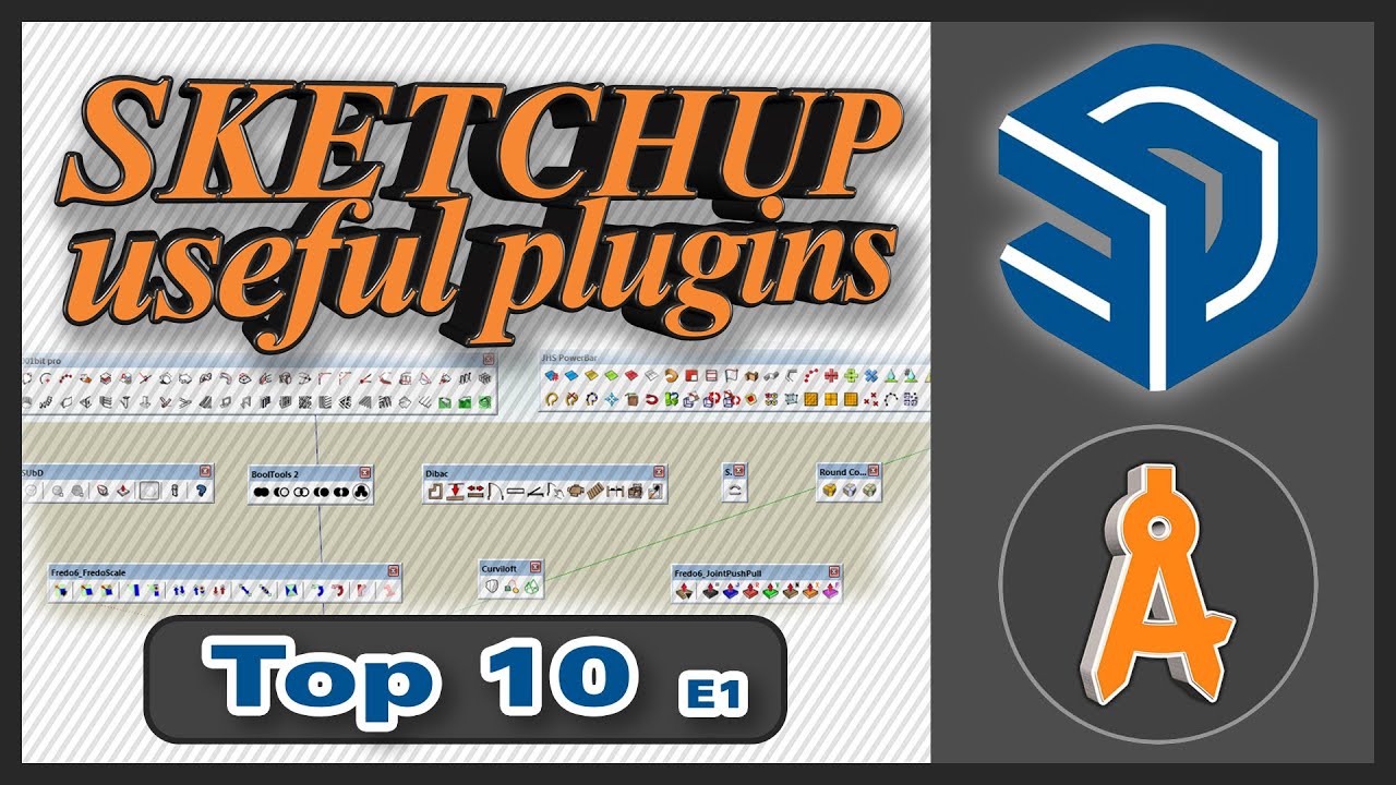 TOP 10 SKETCHUP Plugins 1 - معرفی 10 پلاگین کاربردی اسکچاپ 1