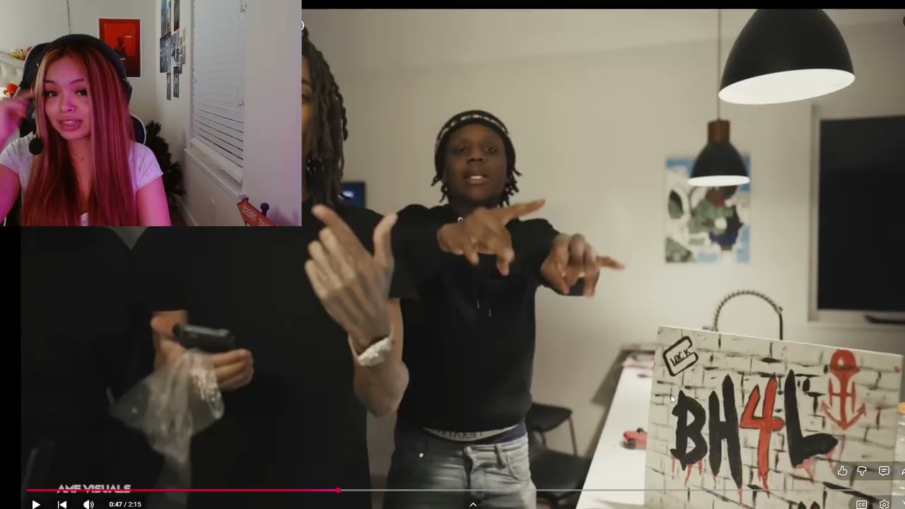 GIRL REACTS TO Bloodhound Lil Jeff - Stretched