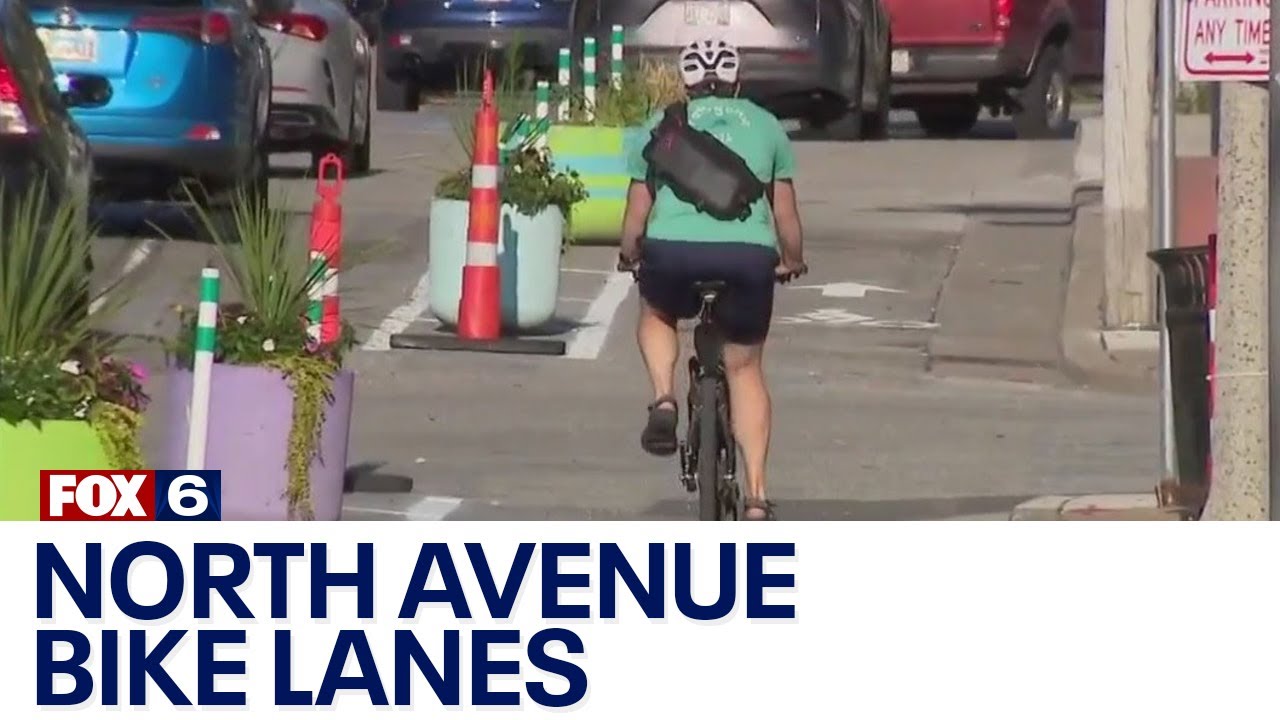 Milwaukee North Avenue protected bike lanes | FOX6 News Milwaukee