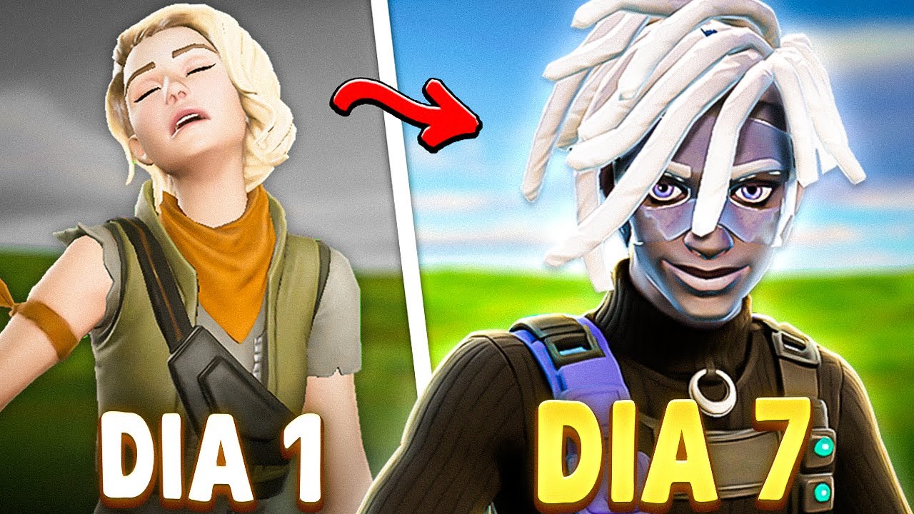 1 SEMANA do meu Progresso com Teclado e Mouse no Fortnite! (DICAS)