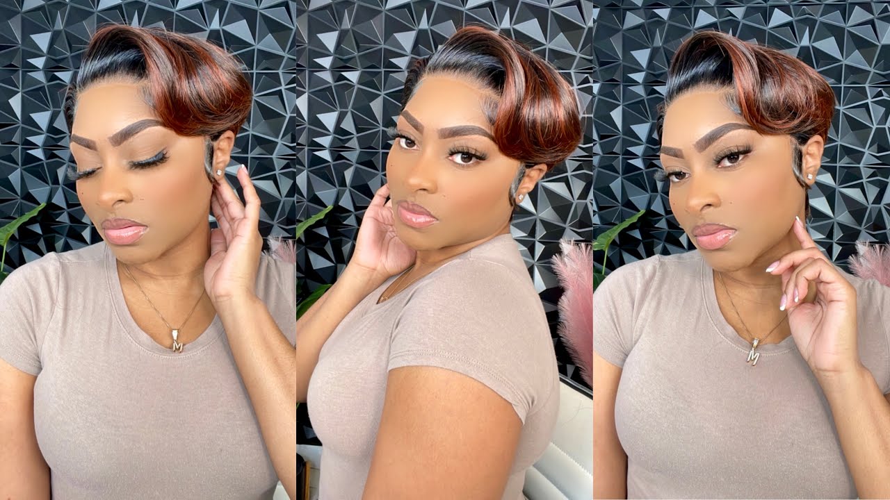 Synthetic Short Pixie Cut Wig✂️| Outre Perfect Hairline Lace Wig - BLAZE ***NO PLUCKING REQUIRED***