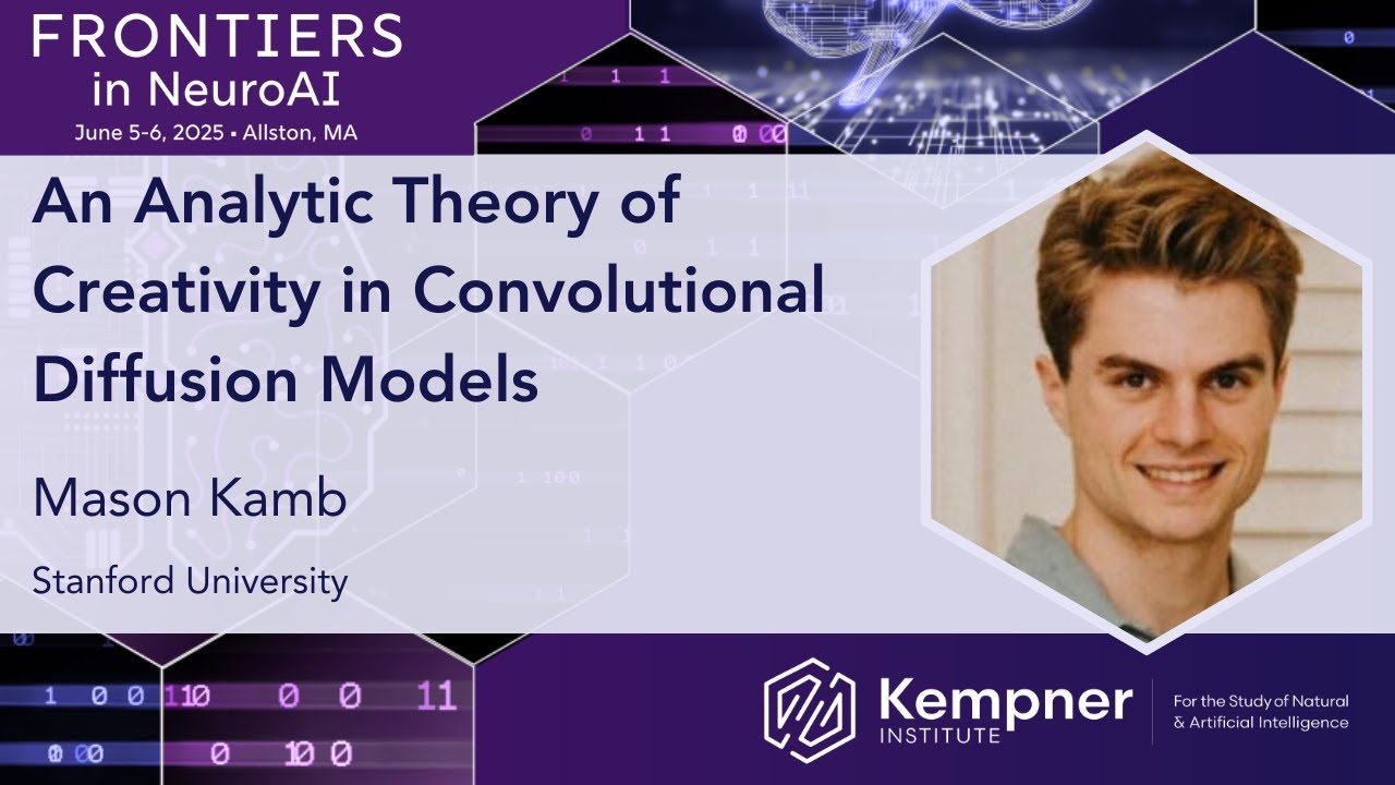 An Analytic Theory of Creativity in Convolutional Diffusion Models with Mason Kamb