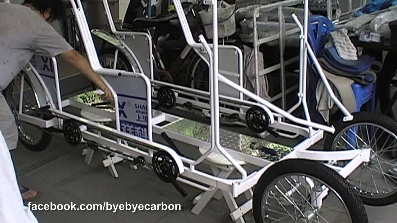 การประกอบจักรยาน4ล้อ by byebyecarbon.com , Assembly the Quadricycle