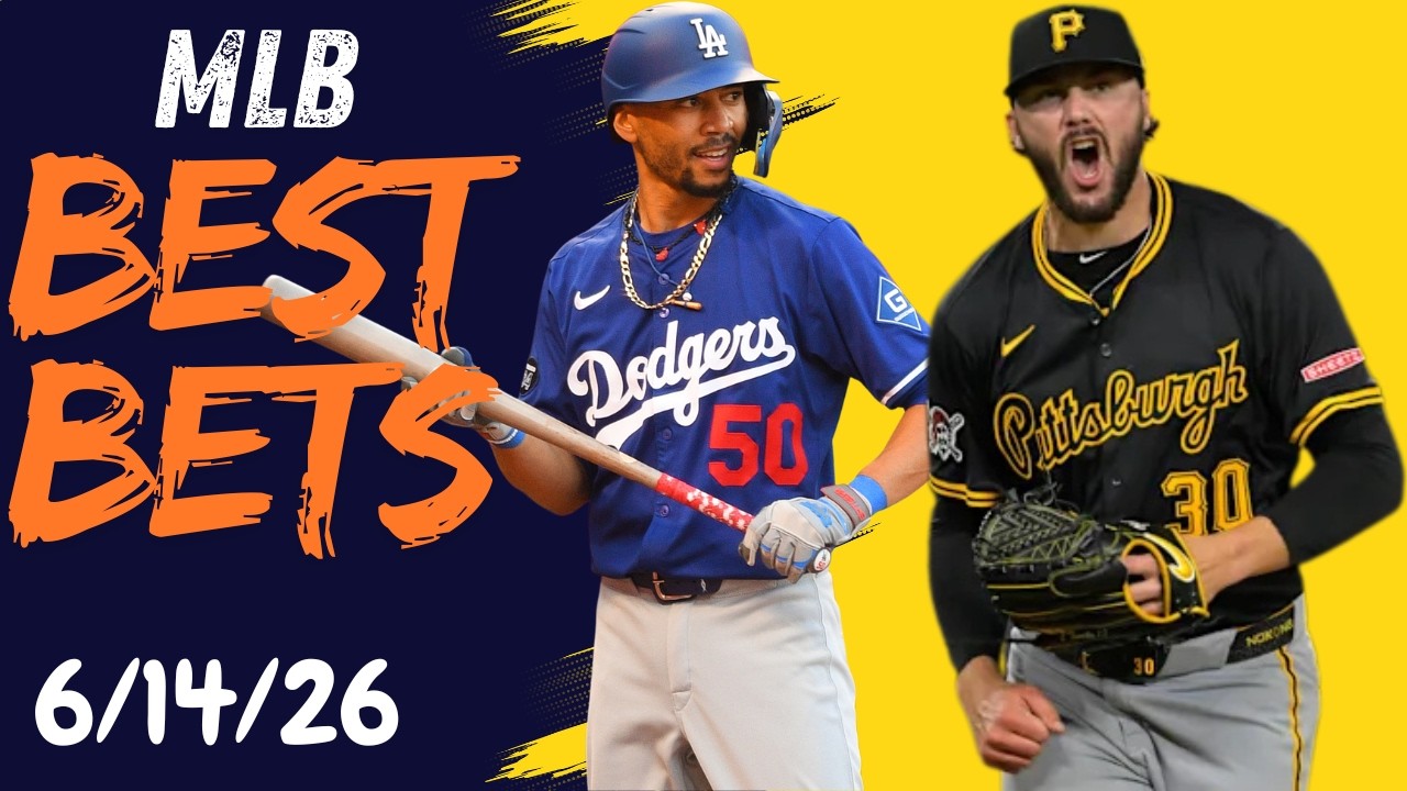 MLB BETS 6/14/26 Player Props,Parlays & Home Run Pick's